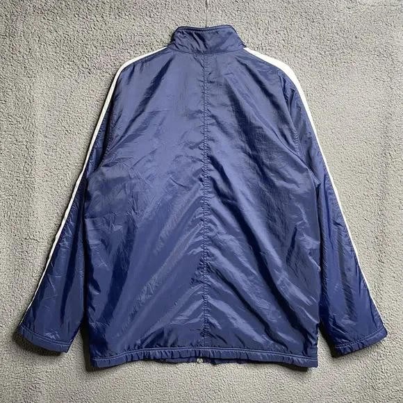 Vintage Y2K NIKE Fleece Lined Full Zip Jacket Mens Medium Shacket Cyber - Picture 13 of 16